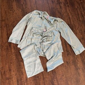 Victoria's Secret Pajama Set in Blue and White